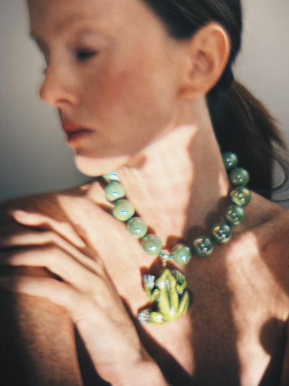 “Jade Hopper” Necklace