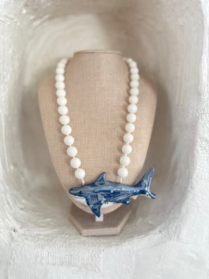 White Shark Necklace