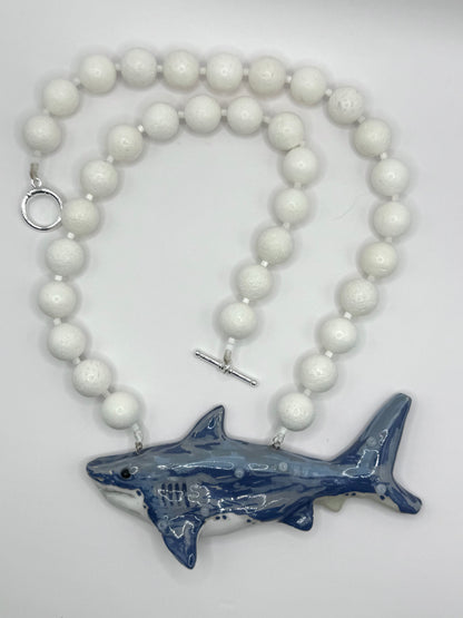 White Shark Necklace