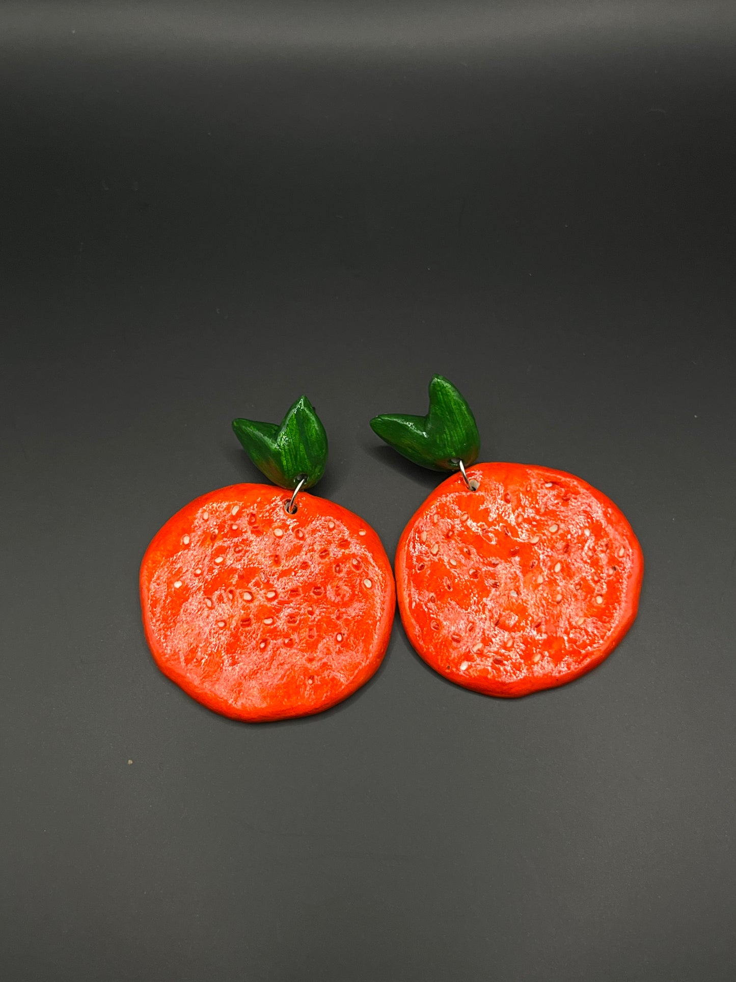 “Oranges”  Earrings | Chunky, Cheerful, and Fun